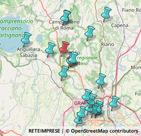 Mappa Via Degli Olmetti, 00060 Formello RM, Italia (9.233)