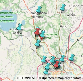 Mappa Via Degli Olmetti, 00060 Formello RM, Italia (9.298)