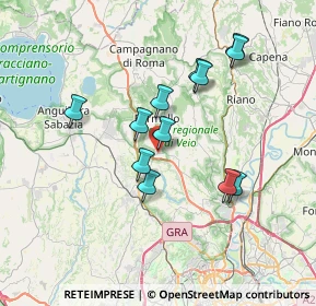 Mappa Via Degli Olmetti, 00060 Formello RM, Italia (6.695)