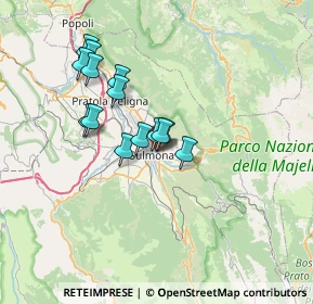 Mappa Via Cappuccini, 67039 Sulmona AQ, Italia (5.915)