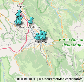 Mappa Via Cappuccini, 67039 Sulmona AQ, Italia (7.33692)