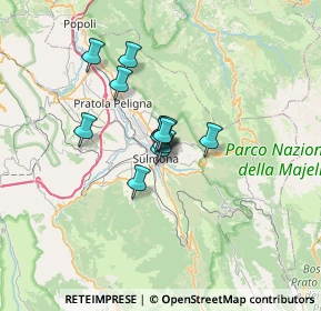 Mappa Via Cappuccini, 67039 Sulmona AQ, Italia (4.10583)