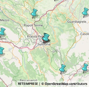 Mappa Via Cappuccini, 67039 Sulmona AQ, Italia (28.53625)