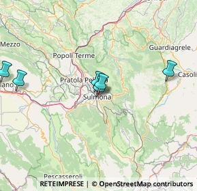 Mappa Via Cappuccini, 67039 Sulmona AQ, Italia (33.5865)