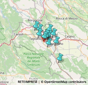 Mappa Fraz, 67069 Tagliacozzo AQ, Italia (6.62583)