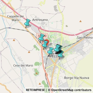 Mappa Via L. Perosi, 67051 Avezzano AQ, Italia (1.26417)