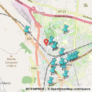 Mappa Via L. Perosi, 67051 Avezzano AQ, Italia (1.19688)