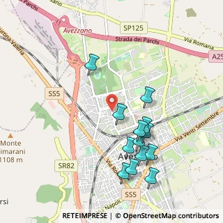 Mappa Via Don Giovanni Minzoni, 67051 Avezzano AQ, Italia (1.04923)