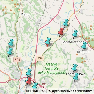 Mappa Via Ferdinando Lori, 00138 Tenuta Santa Colomba RM, Italia (6.48077)