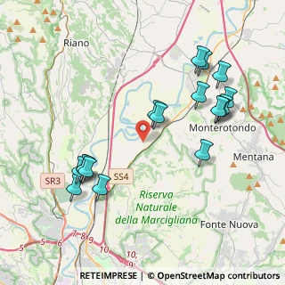 Mappa Via Ferdinando Lori, 00138 Tenuta Santa Colomba RM, Italia (4.50412)