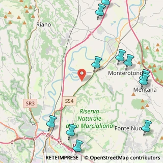 Mappa Via Ferdinando Lori, 00138 Tenuta Santa Colomba RM, Italia (6.46)