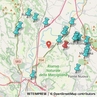 Mappa Via Ferdinando Lori, 00138 Tenuta Santa Colomba RM, Italia (5.467)