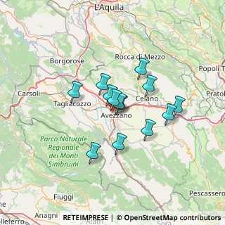 Mappa Via Don Lorenzo Perosi, 67051 Avezzano AQ, Italia (10.46462)