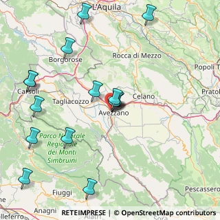Mappa Via Don Lorenzo Perosi, 67051 Avezzano AQ, Italia (19.54733)