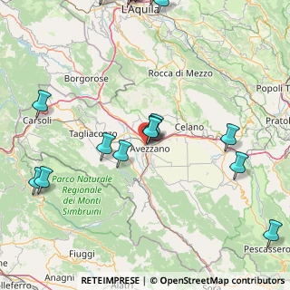 Mappa Via Don Lorenzo Perosi, 67051 Avezzano AQ, Italia (25.7705)