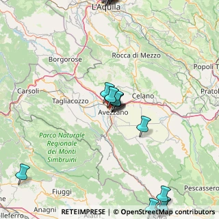 Mappa Via Don Lorenzo Perosi, 67051 Avezzano AQ, Italia (23.221)