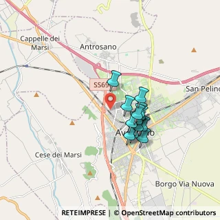 Mappa Via Don Lorenzo Perosi, 67051 Avezzano AQ, Italia (1.32923)
