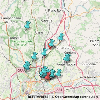 Mappa Via Salaria Km. 19, 00138 Roma RM, Italia (9.332)