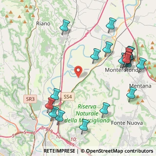 Mappa Via Salaria Km. 19, 00138 Roma RM, Italia (5.5015)