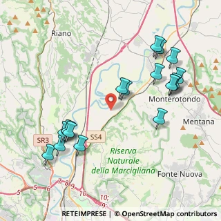 Mappa Via Salaria Km. 19, 00138 Roma RM, Italia (4.68556)