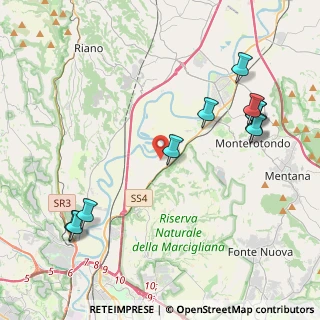Mappa Via Salaria Km. 19, 00138 Roma RM, Italia (5.09727)