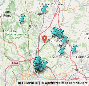 Mappa Via Gastone Maresca, 00138 Tenuta Santa Colomba RM, Italia (9.0245)