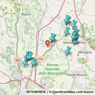 Mappa Via Gastone Maresca, 00138 Tenuta Santa Colomba RM, Italia (4.617)