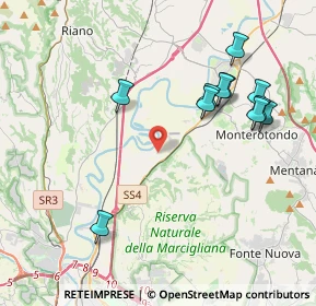 Mappa Via Gastone Maresca, 00138 Tenuta Santa Colomba RM, Italia (4.43455)