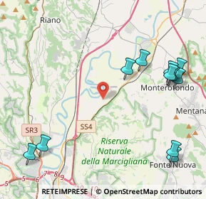 Mappa Via Gastone Maresca, 00138 Tenuta Santa Colomba RM, Italia (5.74727)