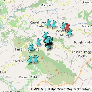 Mappa Toffia, 02039 Toffia RI, Italia (0.84583)