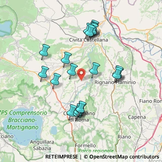 Mappa Via delle Prata, 00060 Mazzano Romano RM, Italia (7.983)