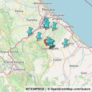 Mappa 66010 Rapino CH, Italia (9.50909)