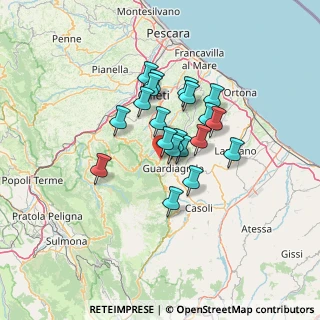 Mappa 66010 Rapino CH, Italia (10.233)