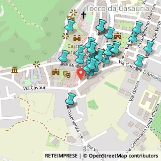Mappa Via Giuseppe Mazzini, 65028 Tocco Da Casauria PE, Italia (0.11429)