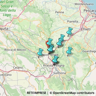 Mappa Via Antonio Gramsci, 65022 Bussi Sul Tirino PE, Italia (9.59769)
