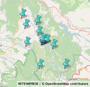 Mappa Via Umberto I, 02020 Castel di Tora RI, Italia (5.39923)