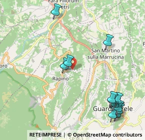 Mappa Via Madonna di Carpineto, 66010 Rapino CH, Italia (2.78333)