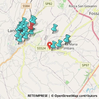 Mappa S.S. 524 KM5 Villa Romagnoli, 66030 Mozzagrogna CH, Italia (2.415)