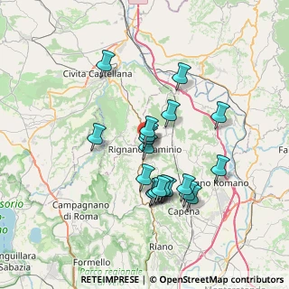 Mappa Via Alessandro Volta, 00068 Rignano Flaminio RM, Italia (6.5675)