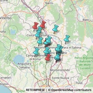 Mappa Località Pietrolo - Rignano Flaminio, 00068 Rignano Flaminio RM, Italia (10.07)