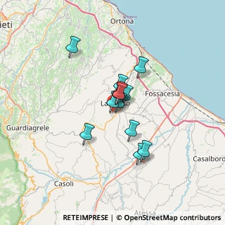 Mappa Vico chiuso corsia, 66034 Lanciano CH, Italia (4.51923)