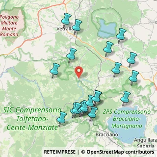 Mappa Via del Popolo, 01010 Vejano VT, Italia (9.3425)