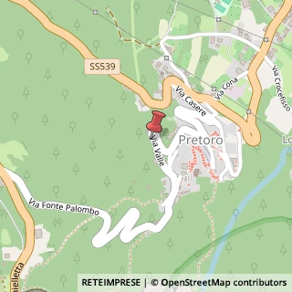 Mappa Località Cerrani, Snc, 66010 Pretoro, Chieti (Abruzzo)