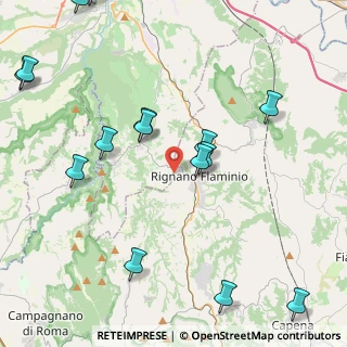 Mappa Madonna del giglio, 00068 Rignano Flaminio RM, Italia (5.64867)