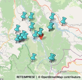 Mappa Via Turanense, 02020 Colle di Tora RI, Italia (7.3895)