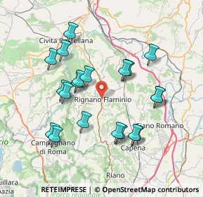 Mappa Della Stazione, 00068 Rignano Flaminio RM, Italia (7.611)