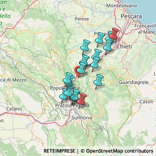 Mappa 65028 Tocco da Casauria PE, Italia (11.375263157895)