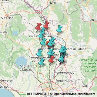 Mappa Via delle Coniunte Rignano Flaminio, 00068 Rignano Flaminio RM, Italia (10.0325)