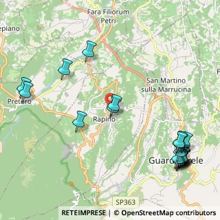Mappa Via Val di Foro, 66010 Rapino CH, Italia (3.0325)