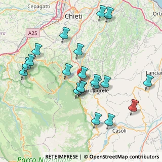 Mappa Via Val di Foro, 66010 Rapino CH, Italia (8.595)